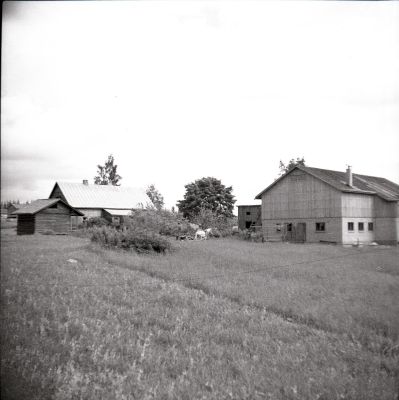 Pohjola 1956, Kuva P.Suramo, EtelÃ¤-Karjalan museo (kuvat ja esineet)
Tila lohkottu Pohjosen kantatilasta 1922. Omistaja Niilo Peuhkuri
